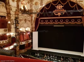 London Coliseum Upper Circle A21 view from seat photo