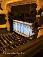 Hudson Theatre Balcony A20 view from seat photo