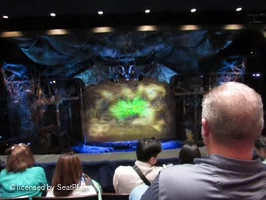 Gershwin Theatre Mezzanine C9 view from seat photo