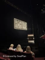 Vivian Beaumont Theater Orchestra E102 view from seat photo