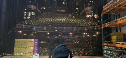 Trafalgar Theatre Stage Seating BB15 view from seat photo