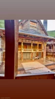 Shakespeare's Globe Theatre Lower Gallery - Bay J A34 view from seat photo