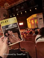 August Wilson Theatre Orchestra O8 view from seat photo