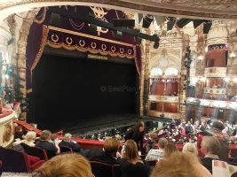 London Coliseum Dress Circle F57 view from seat photo