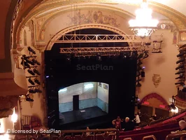Golden Theatre Rear Mezzanine F5 view from seat photo