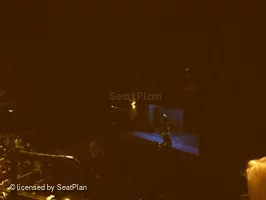 Barbican Theatre Circle BB1 view from seat photo