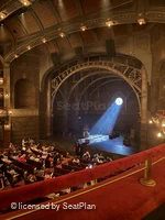 Lyric Theatre Dress Circle A14 view from seat photo