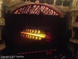 Shaftesbury Theatre Royal Circle D27 view from seat photo