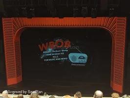 Marquis Theatre Mezzanine G117 view from seat photo