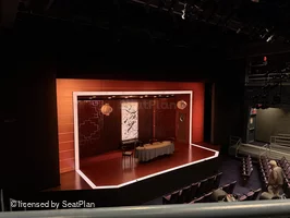 Laura Pels Theatre Mezzanine AA9 view from seat photo