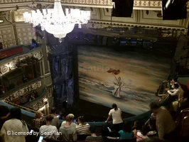 Sondheim Theatre Grand Circle H3 view from seat photo