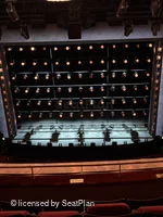 Shaftesbury Theatre Grand Circle E17 view from seat photo