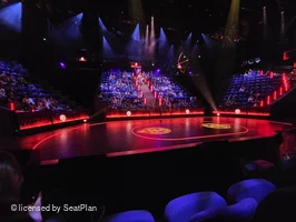 Troubadour Canary Wharf Theatre District 10 B25 view from seat photo