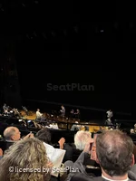 Studio 54 Theatre Front Mezzanine DD101 view from seat photo