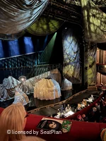 His Majesty's Theatre Royal Circle B34 view from seat photo