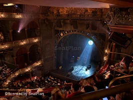 Palace Theatre Grand Circle E9 view from seat photo