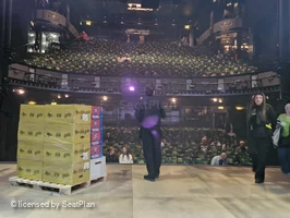 Trafalgar Theatre Stage Seating AA13 view from seat photo