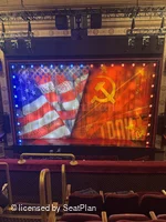 Imperial Theatre Front Mezzanine D301 view from seat photo