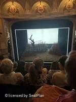Ambassadors Theatre Circle E7 view from seat photo
