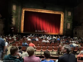 Alexandra Palace Theatre Stalls P23 view from seat photo