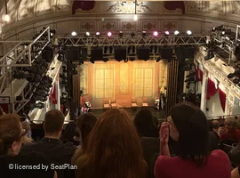 Vaudeville Theatre Upper Circle J4 view from seat photo