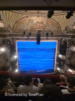 Novello Theatre Grand Circle D18 view from seat photo
