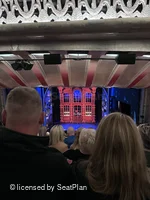 Savoy Theatre Dress Circle M8 view from seat photo