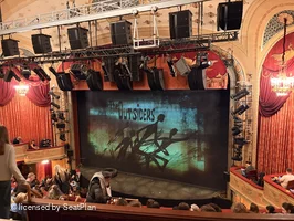 Bernard B. Jacobs Theatre Mezzanine F14 view from seat photo