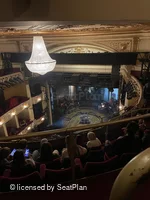 Lyric Theatre Balcony E6 view from seat photo