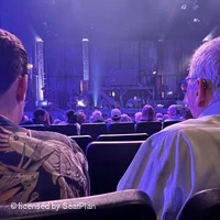 Minetta Lane Theatre Orchestra L109 view from seat photo