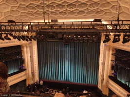 Hudson Theatre Balcony C113 view from seat photo