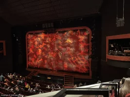 Minskoff Theatre Mezzanine FF2 view from seat photo