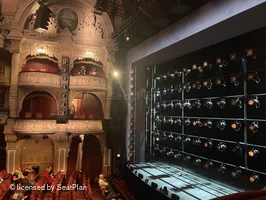Shaftesbury Theatre Box B3 view from seat photo