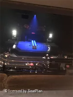 Barbican Theatre Circle B33 view from seat photo