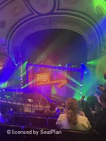 Palace Theatre Mezzanine G10 view from seat photo