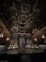 Sam Wanamaker Playhouse Playhouse Pit C8 view from seat photo