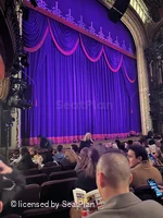 Lyceum Theatre Orchestra J13 view from seat photo