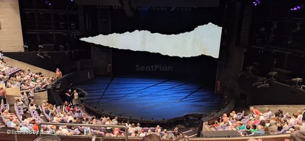 National Theatre - Olivier Circle D25 view from seat photo
