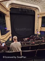 Hudson Theatre Dress Circle D9 view from seat photo