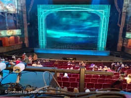 London Coliseum Dress Circle A35 view from seat photo