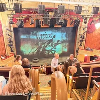 Bernard B. Jacobs Theatre Mezzanine J1 view from seat photo