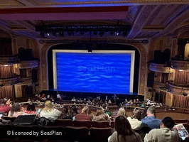 Winter Garden Theatre Mezzanine G113 view from seat photo