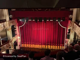 Garrick Theatre Grand Circle D10 view from seat photo