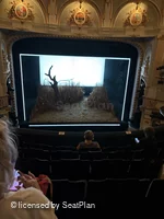 Ambassadors Theatre Circle F10 view from seat photo