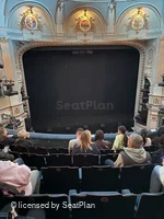 Ambassadors Theatre Circle F12 view from seat photo