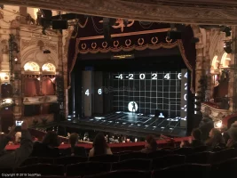 London Coliseum Dress Circle F12 view from seat photo