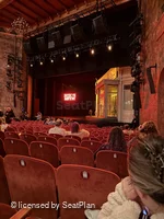 August Wilson Theatre Orchestra N18 view from seat photo