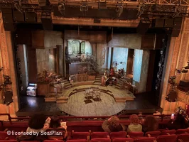 Walter Kerr Theatre Mezzanine F111 view from seat photo