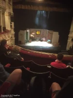 Garrick Theatre Dress Circle D18 view from seat photo