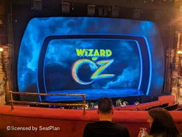 London Palladium Royal Circle C29 view from seat photo